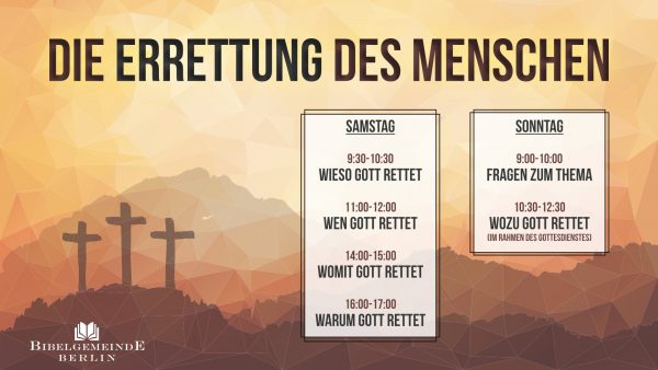 Die Errettung des Menschen