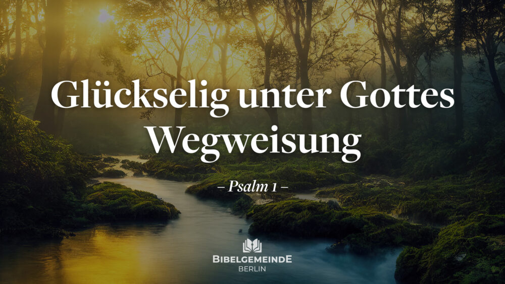 Glückselig unter Gottes Wegweisung